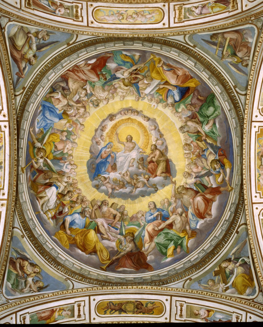 Interno della cupola della Cappella Salviati, San Gregorio Magno al Celio, c.1600-03 da Giovanni Battista Ricci