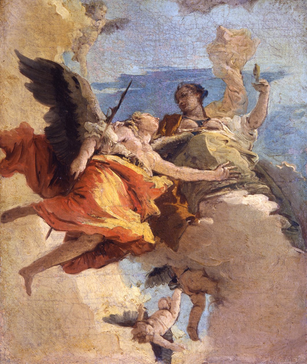 Allegoria della virtù e della nobiltà da Giovanni Battista Tiepolo