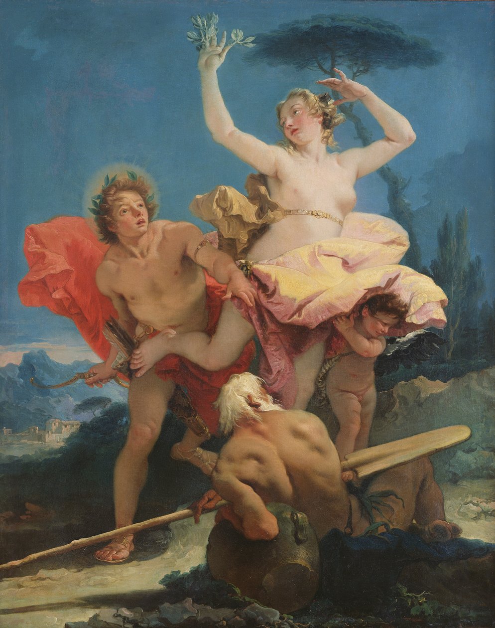 Apollo e Dafne, c.1743-44 da Giovanni Battista Tiepolo