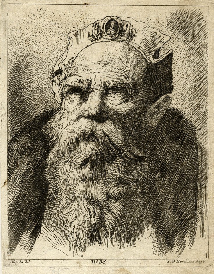 Ritratto di un vecchio da Giovanni Battista Tiepolo