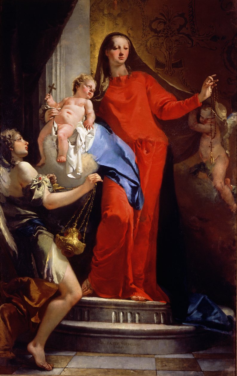 Madonna del Rosario da Giovanni-Battista Tiepolo