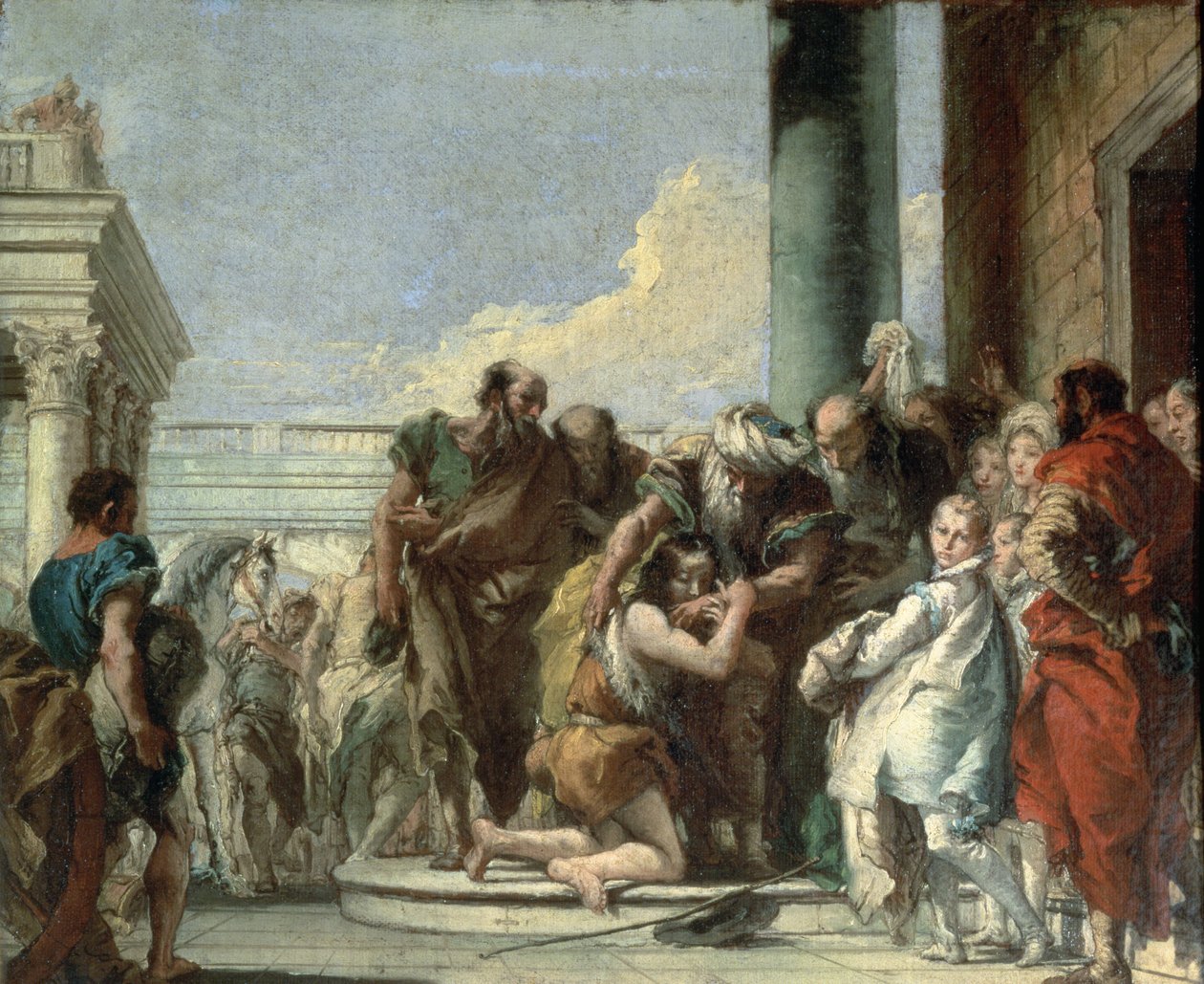 Il ritorno del figliol prodigo, 1780 da Giovanni Battista Tiepolo