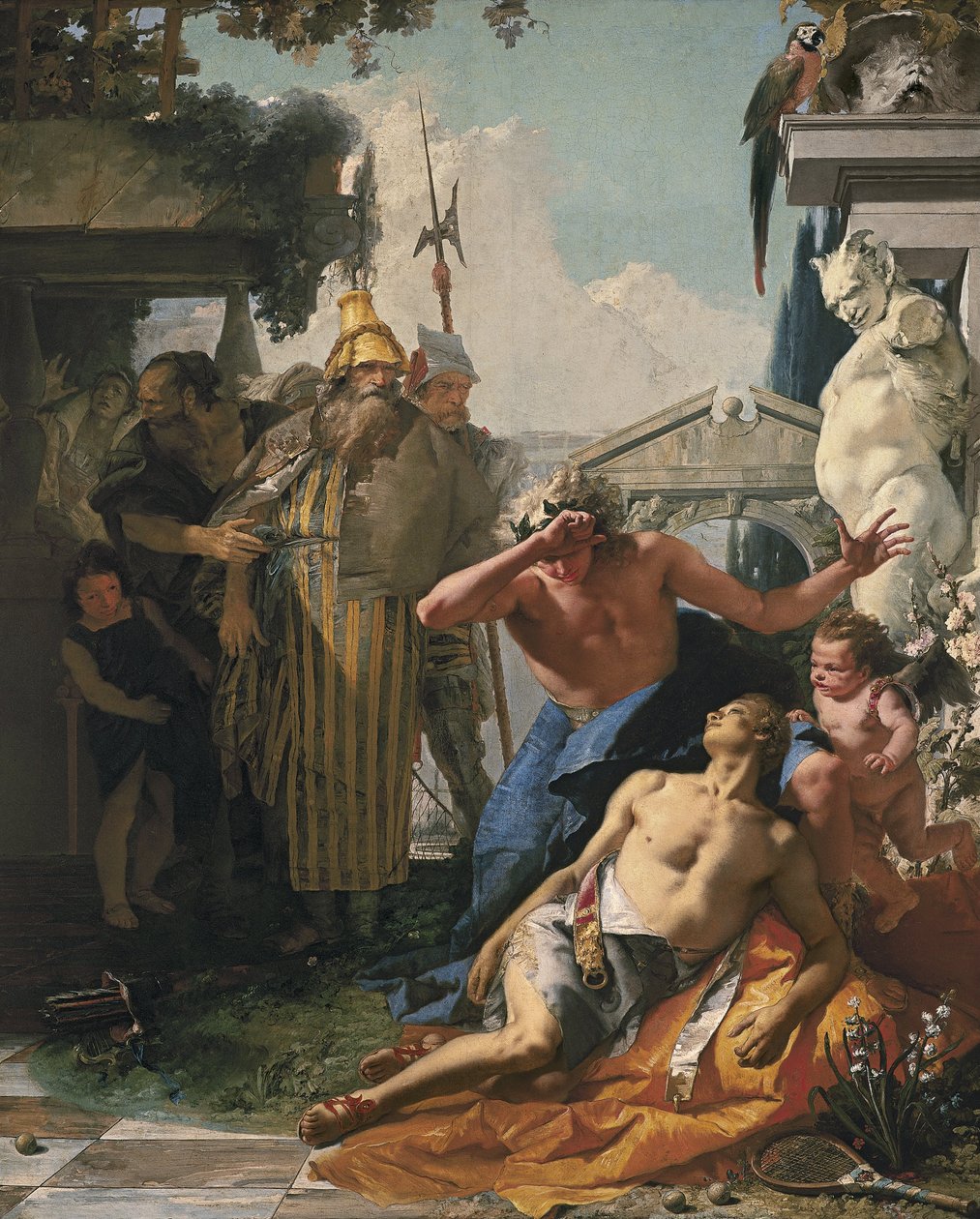 La morte di Giacinto da Giovanni Battista Tiepolo