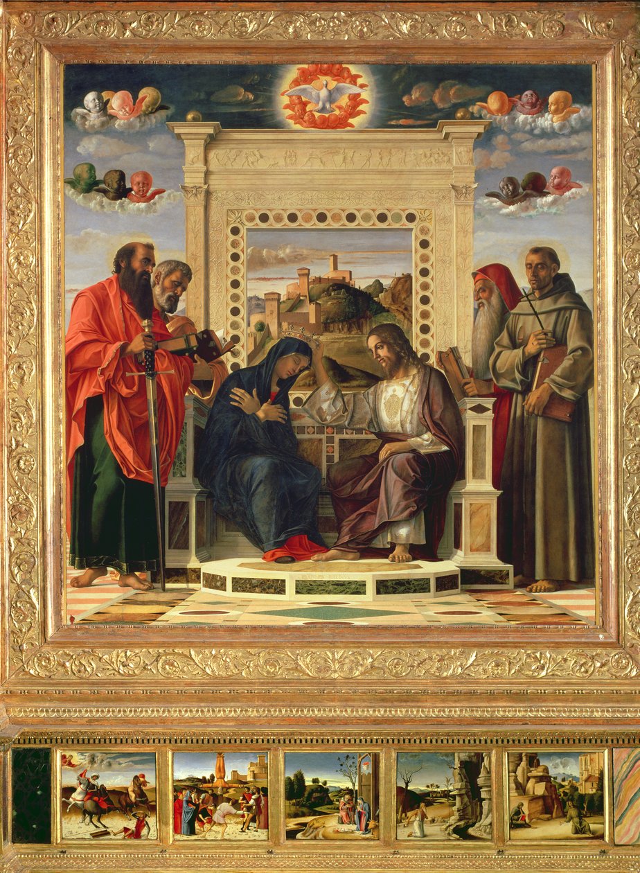 Incoronazione della Vergine con SS. Paolo, Pietro, Girolamo e Francesco d