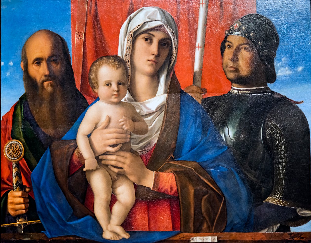 Madonna col Bambino, con San Paolo e San Giorgio da Giovanni Bellini