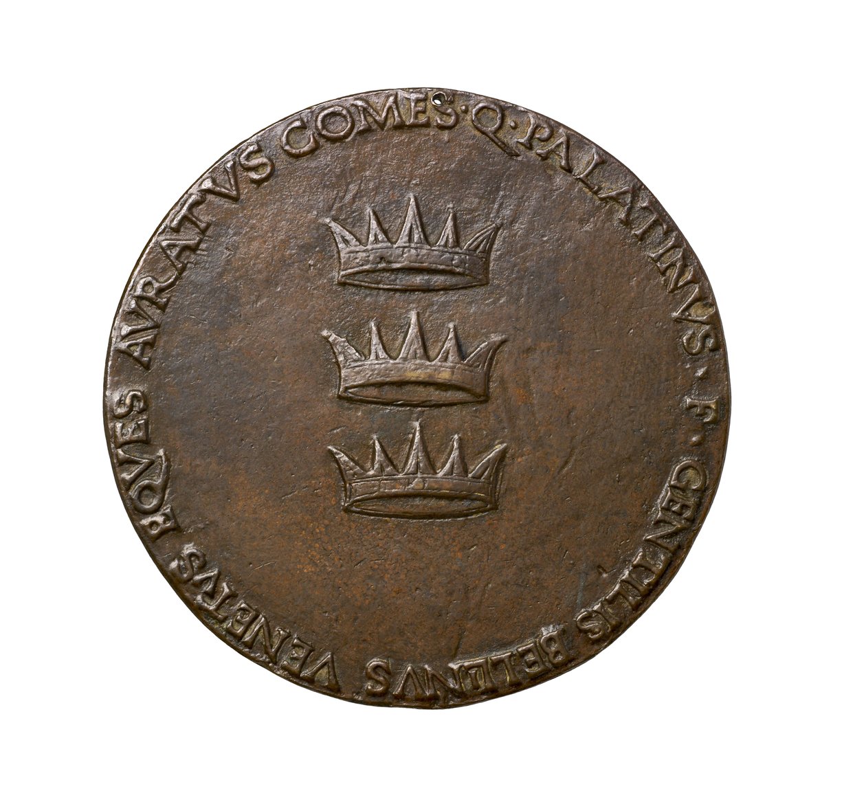 Medaglia rinascimentale da Firenze, c.1480 (lega a base di rame) da Giovanni Bellini