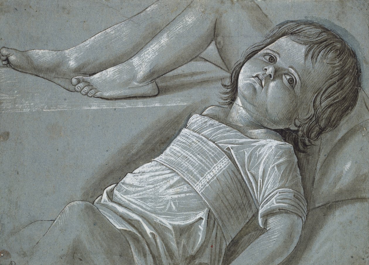 Studio per una figura distesa del Bambino Gesù da Giovanni Bellini