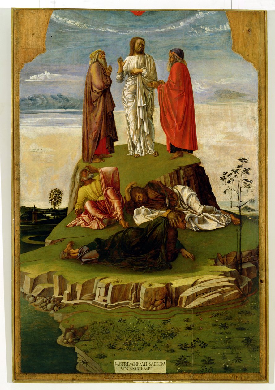 Trasfigurazione di Cristo sul Monte Tabor, 1455-60 da Giovanni Bellini