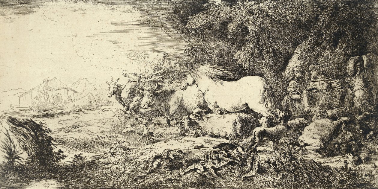 Arca di Noè da Giovanni Benedetto Castiglione