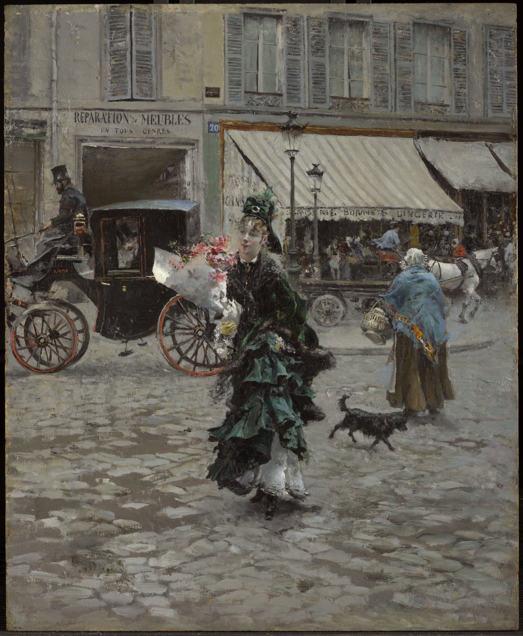 Attraversando la strada da Giovanni Boldini
