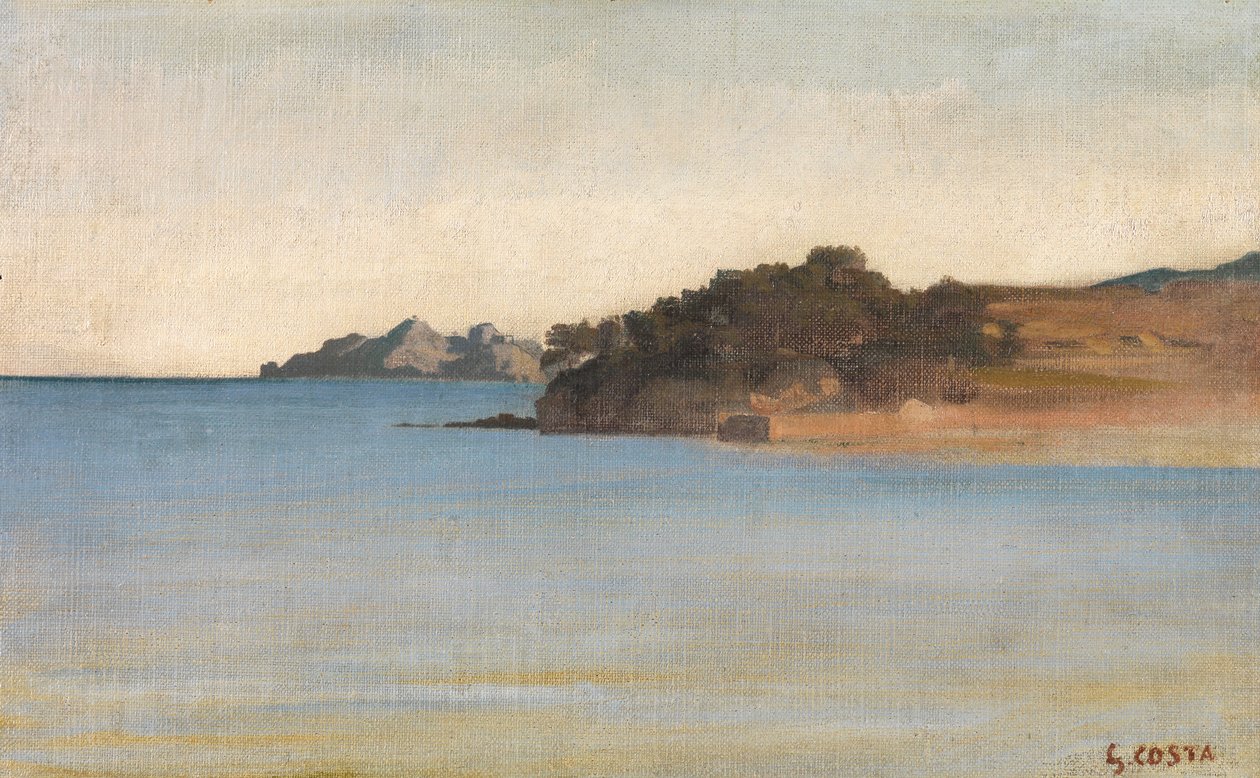 Portofino, c.1858 da Giovanni Costa