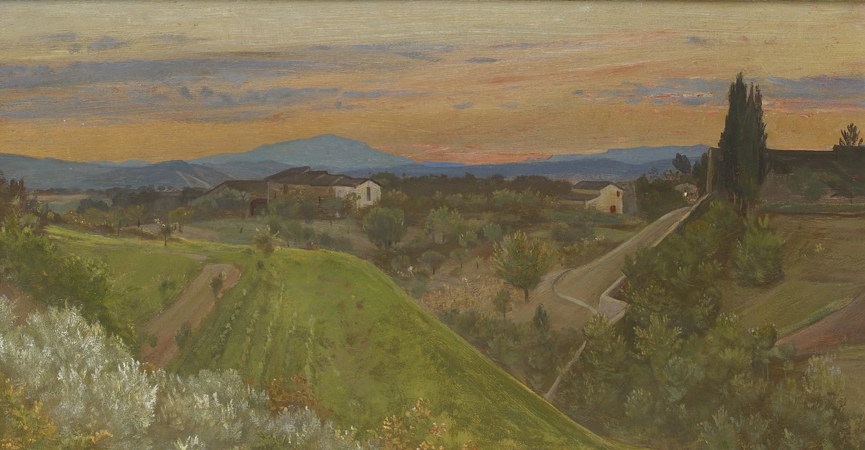 Veduta del Monte Amiata, Toscana, c.1880 da Giovanni Costa