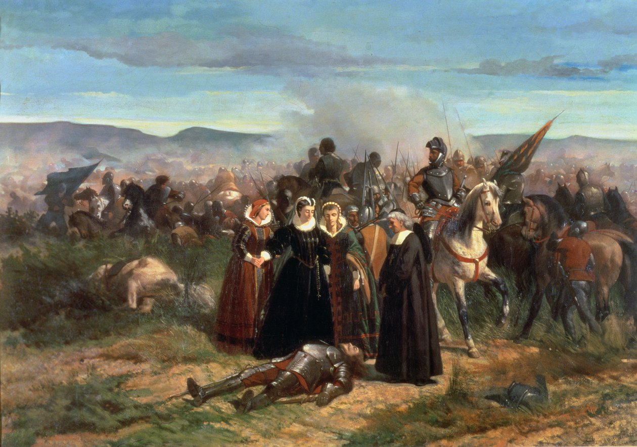 Maria Stuarda alla battaglia di Langside, maggio 1568 da Giovanni Fattori