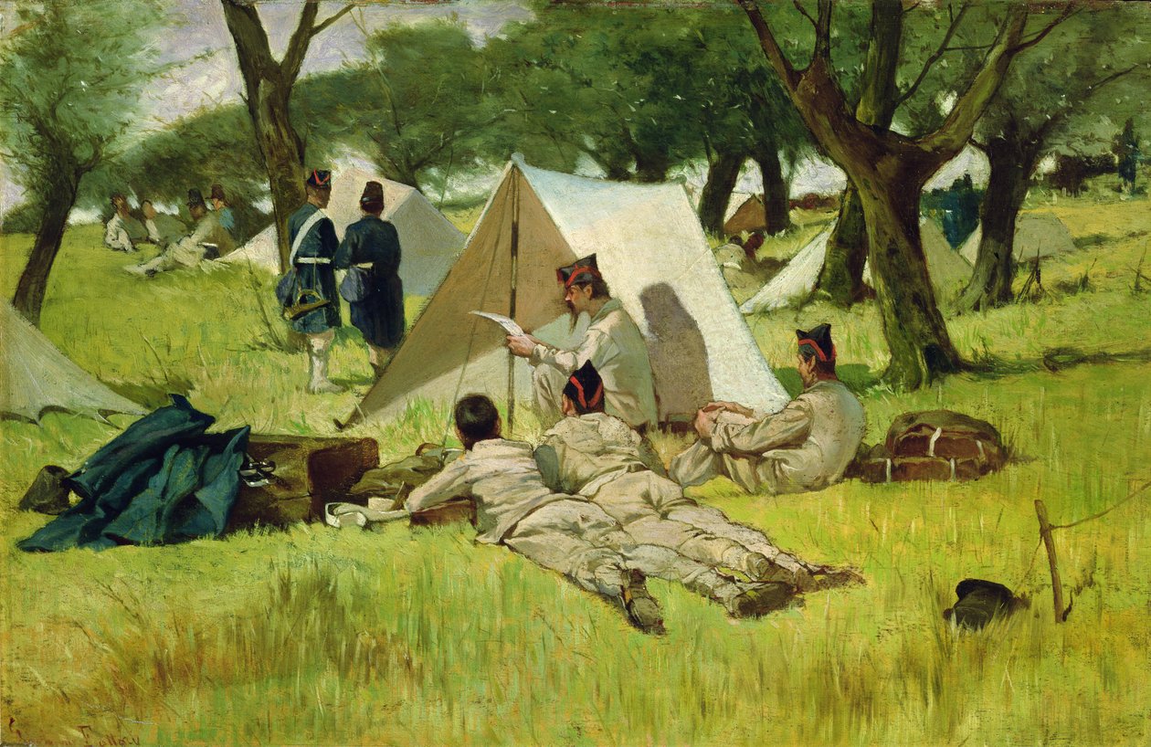Il campo da Giovanni Fattori