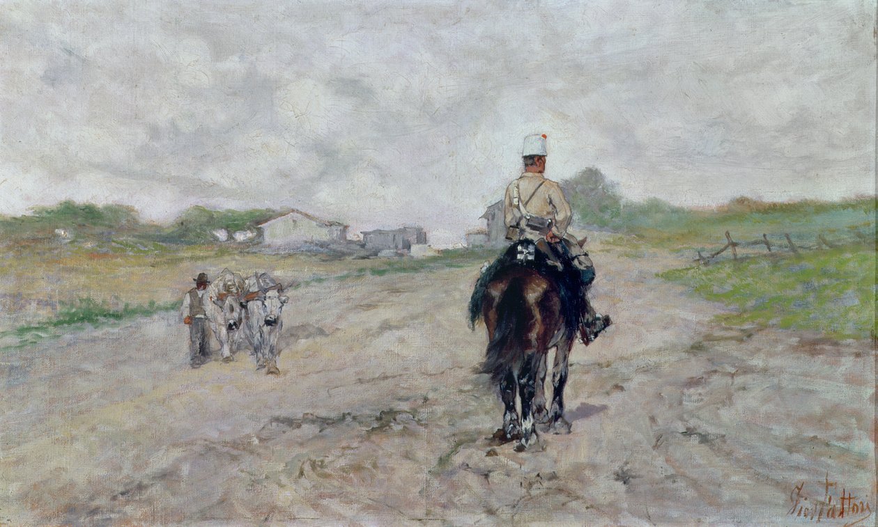 Il cavaliere leggero da Giovanni Fattori