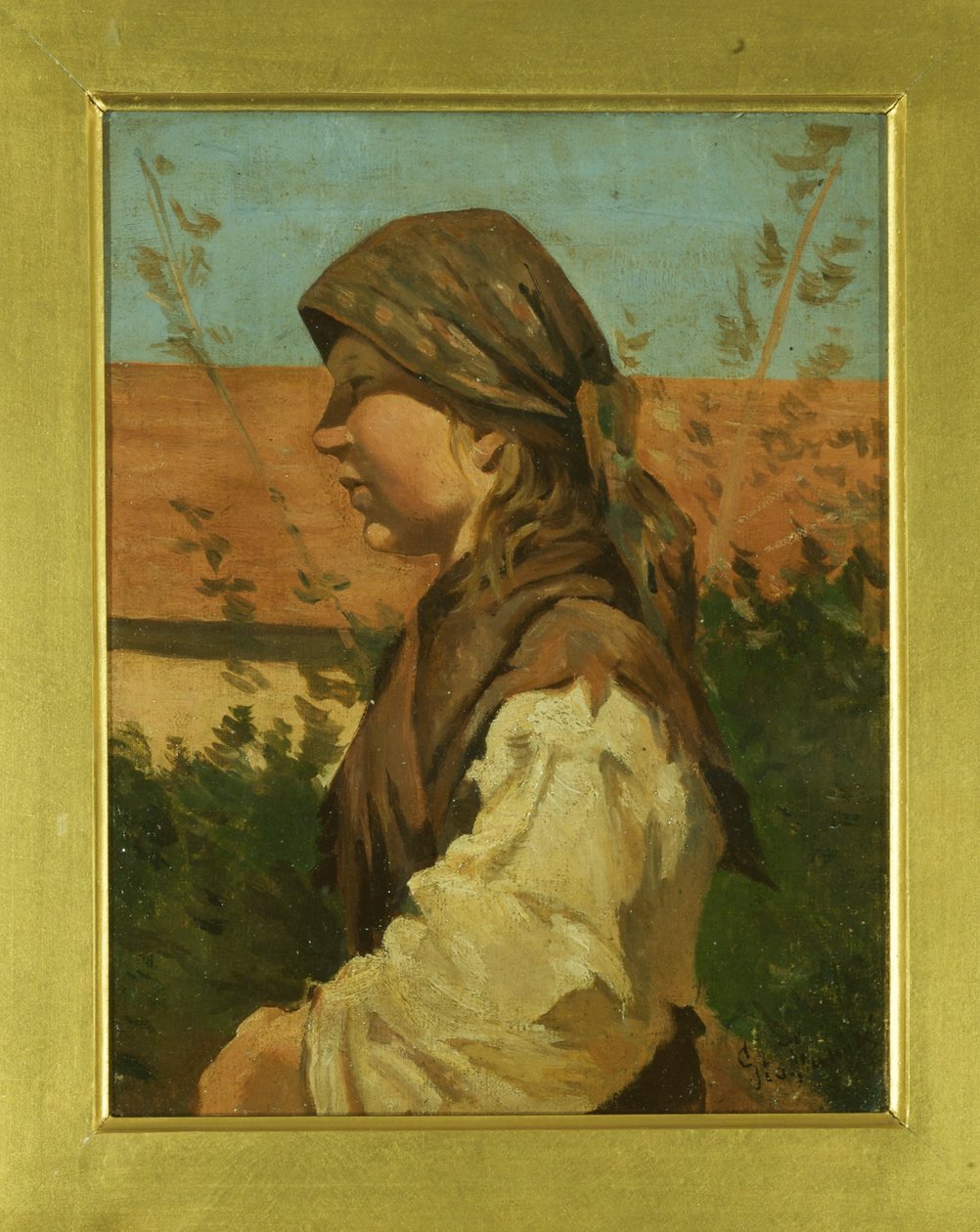 Il taglialegna da Giovanni Fattori