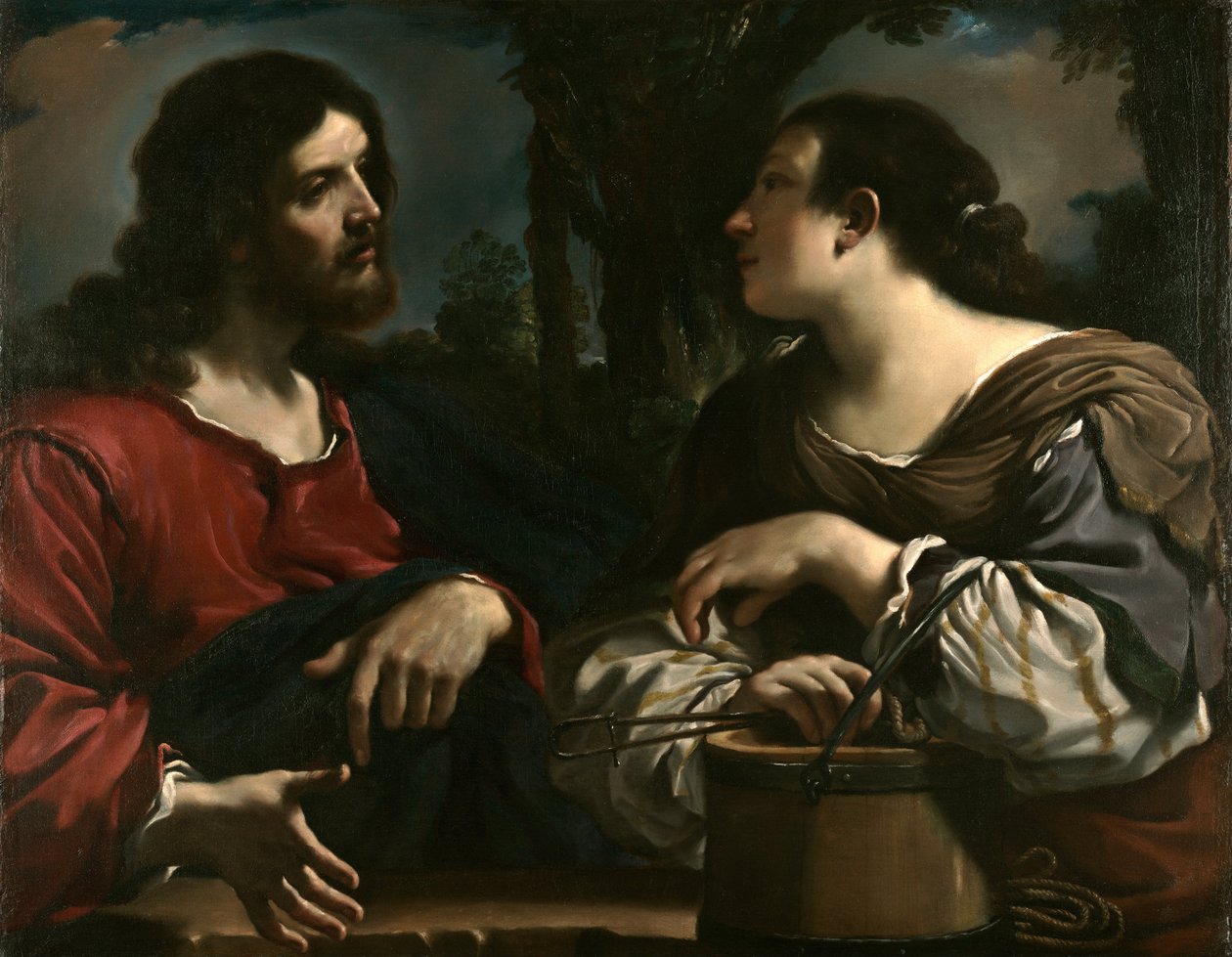 Cristo e la donna di Samaria da Giovanni Francesco Barbieri