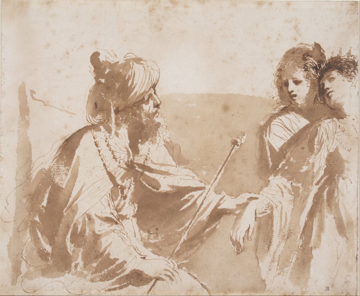 Ester davanti ad Assuero da Giovanni Francesco Barbieri