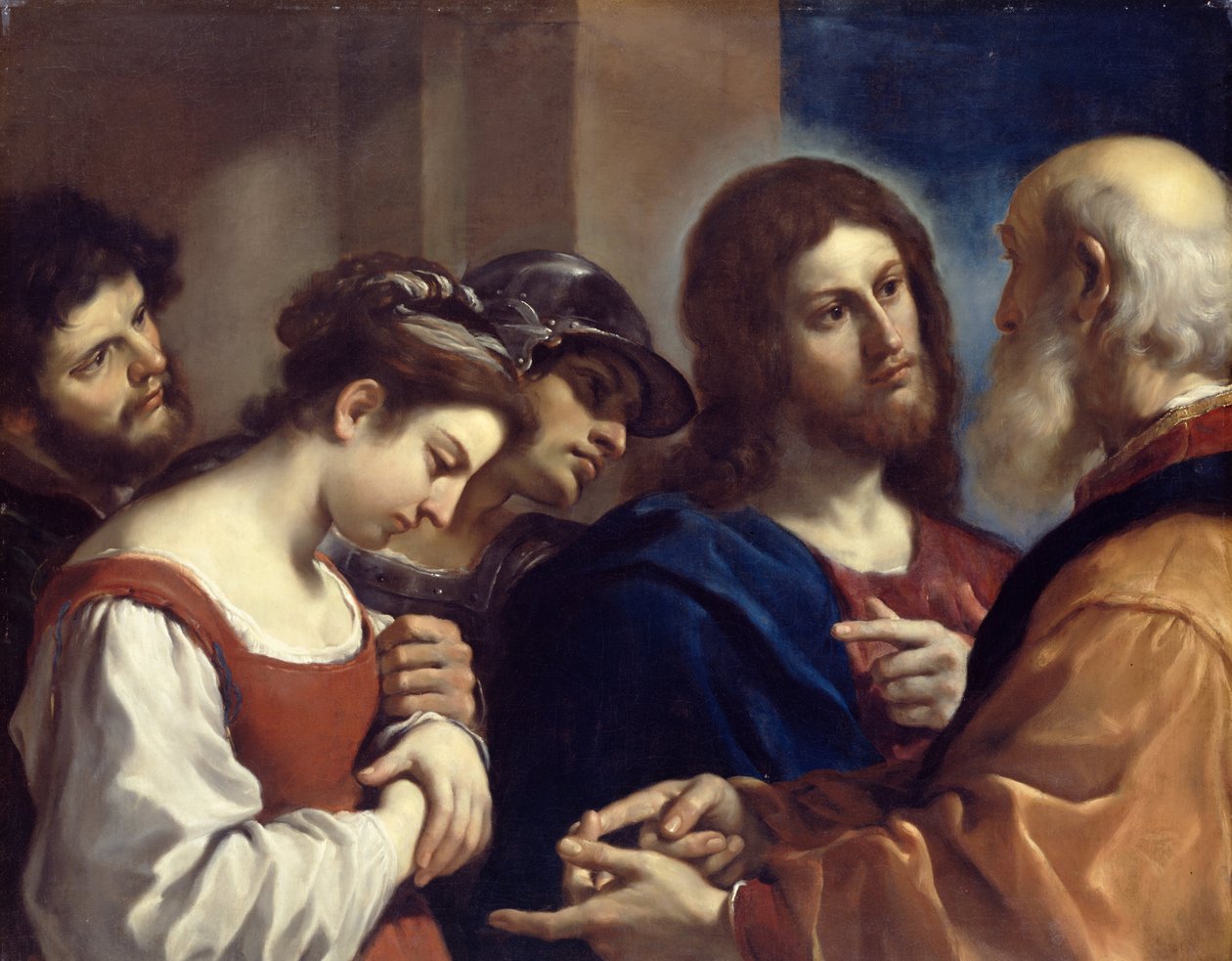 La Donna Adultera da Giovanni Francesco Barbieri