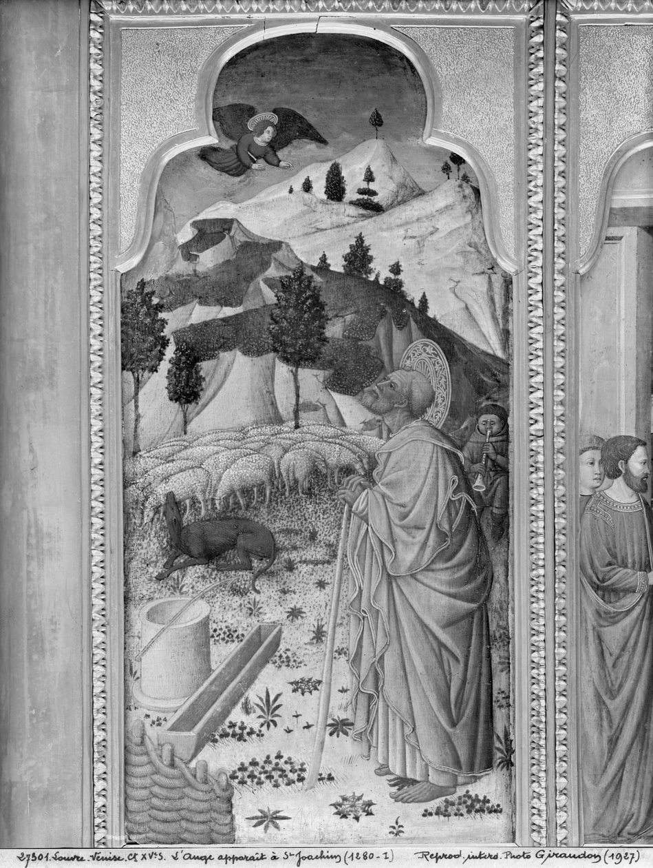 Ciclo della Vita della Vergine, Annunciazione a Gioacchino, c.1445 da Giovanni Francesco da Rimini