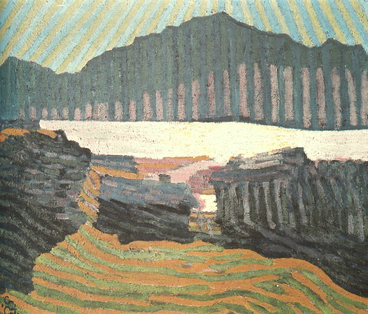 Veduta di Capolago, Ticino da Giovanni Giacometti