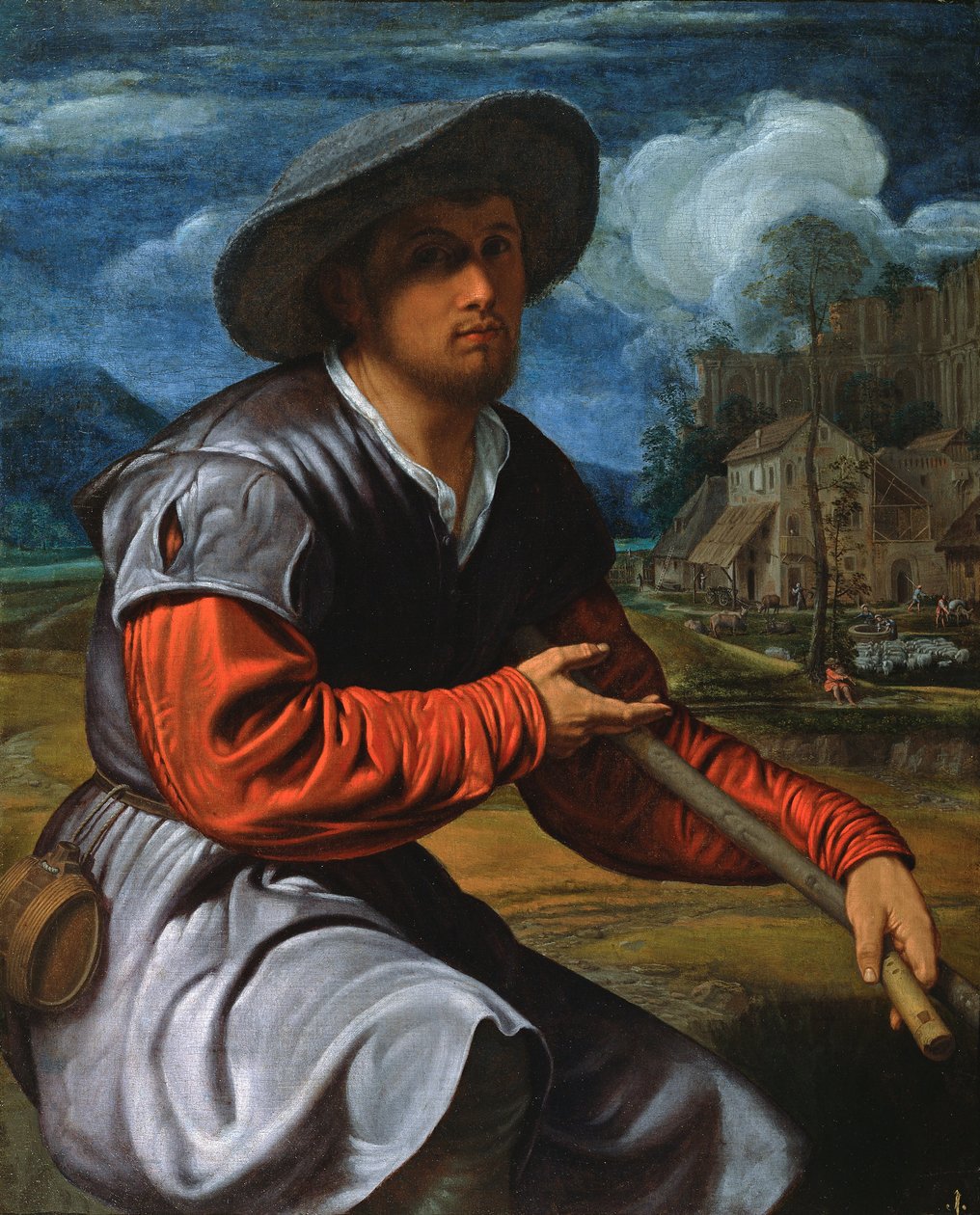 Pastore con un flauto da Giovanni Girolamo Savoldo