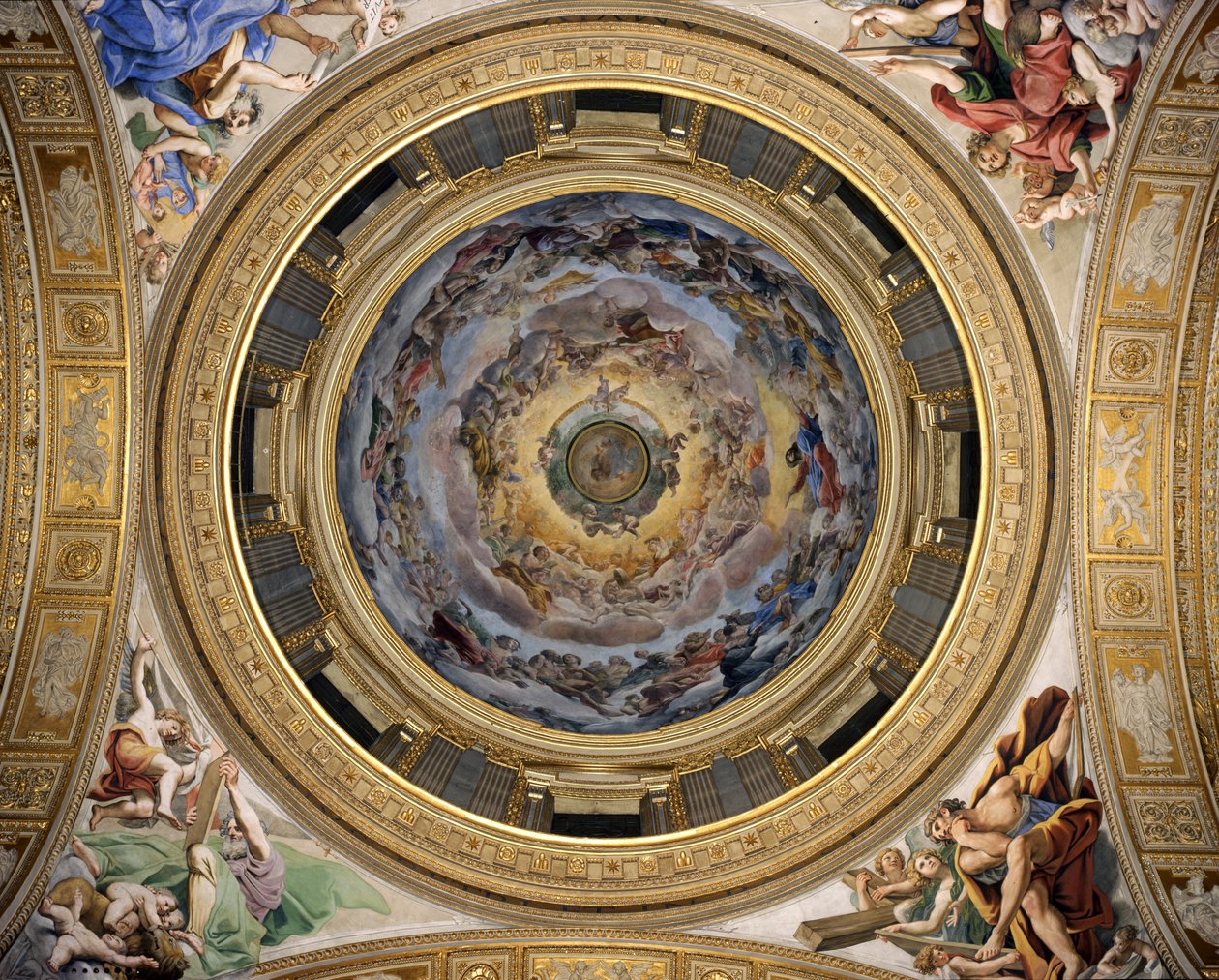 Gloria del Paradiso, 1627 da Giovanni Lanfranco