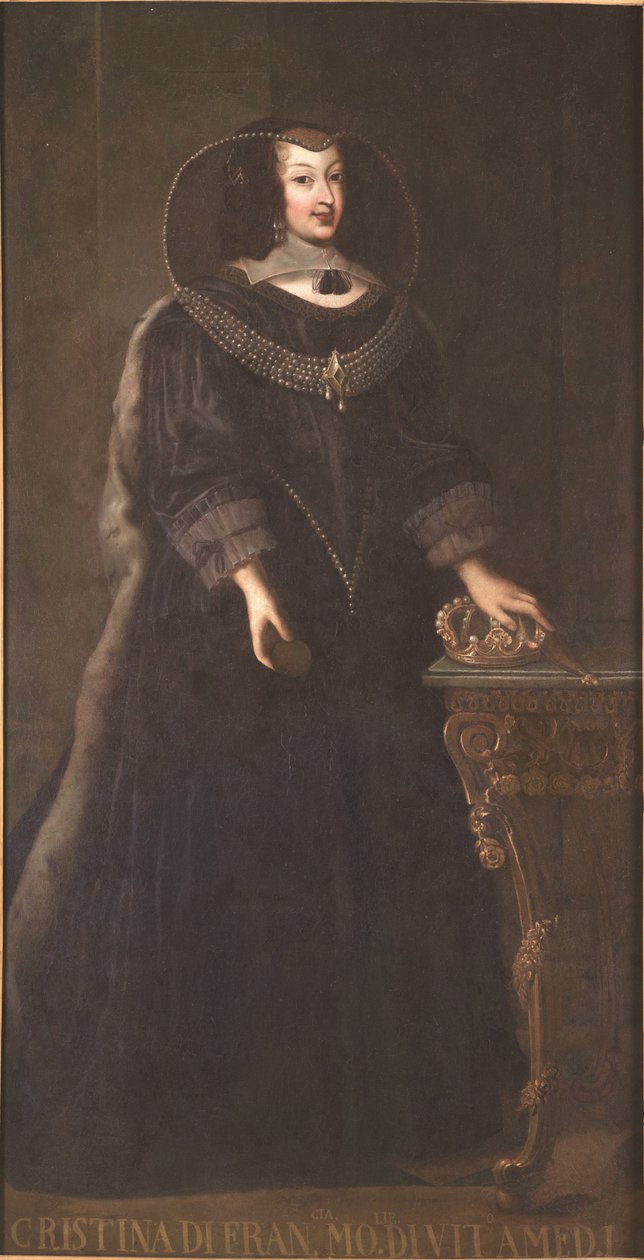 Ritratto di Cristina di Francia da Giovanni Panealbo or Panalbo