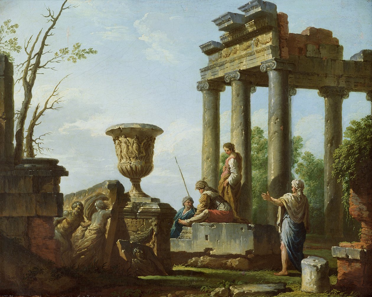 Rovine architettoniche, c.1715 da Giovanni Paolo Pannini