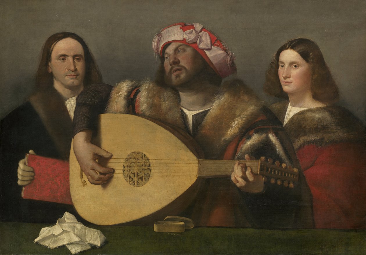 Un concerto, c.1518-20 da Giovanni de Busi Cariani