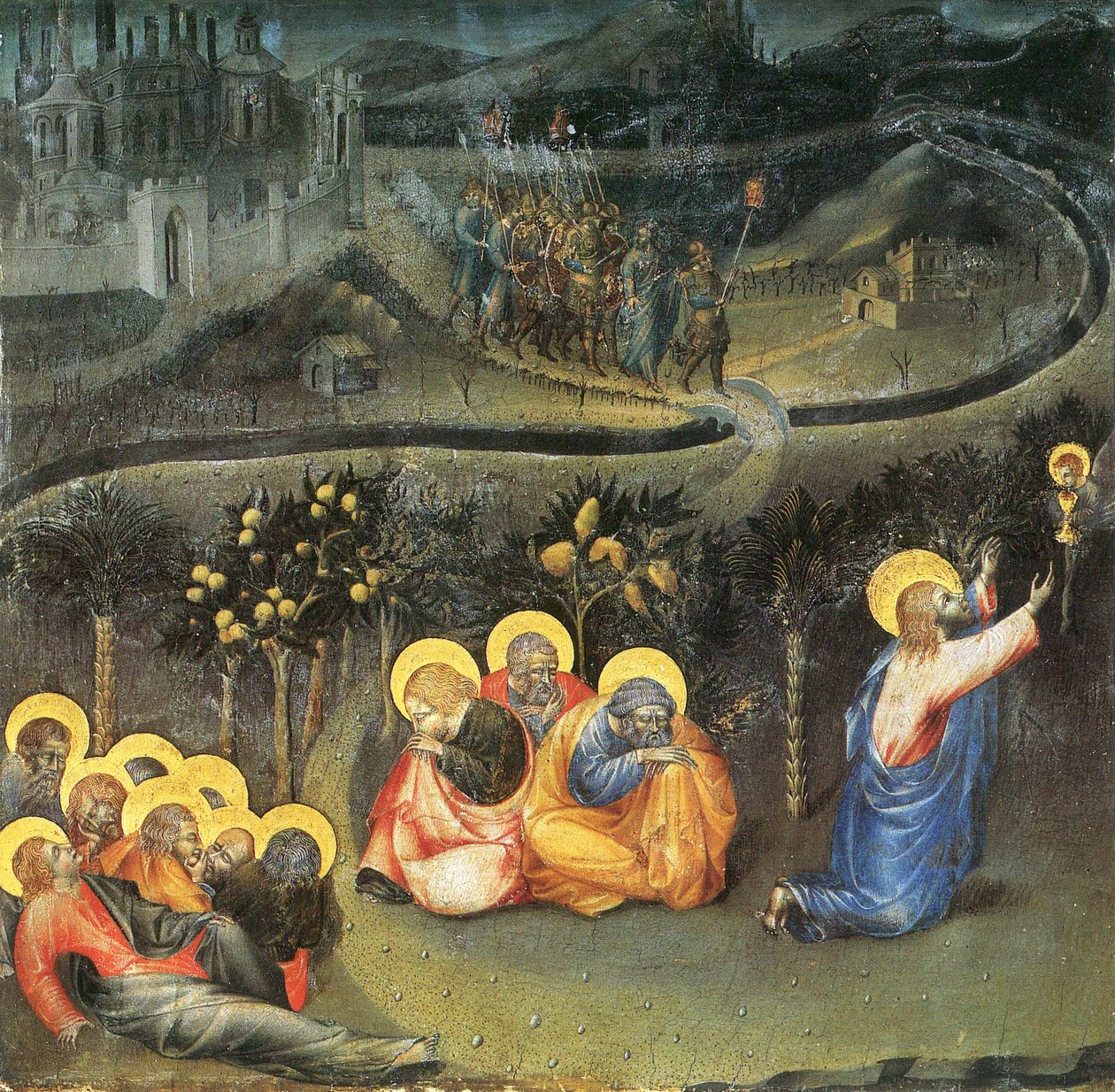 Cristo nel giardino del Getsemani Giovanni di Paolo da Giovanni di Paolo