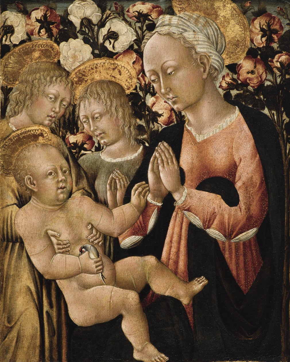 Madonna col Bambino e angeli, c.1475 da Giovanni di Paolo