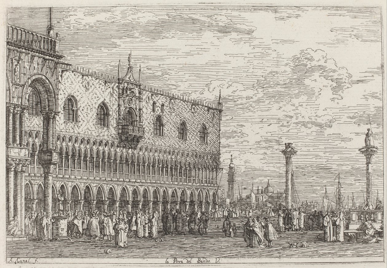 La Piera del Bando. V. da Giovanni Antonio Canal