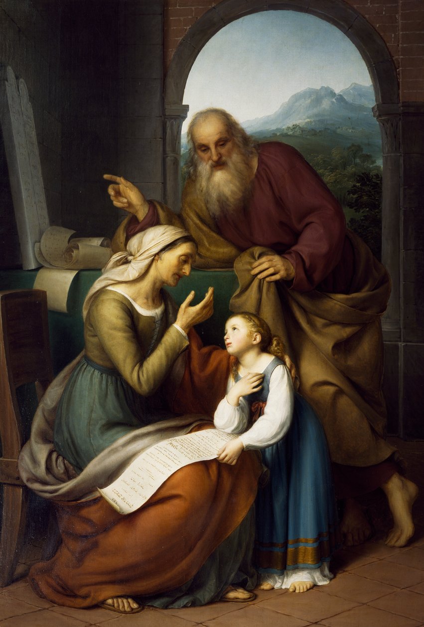 Educazione della Vergine da Giovanni Carnovali