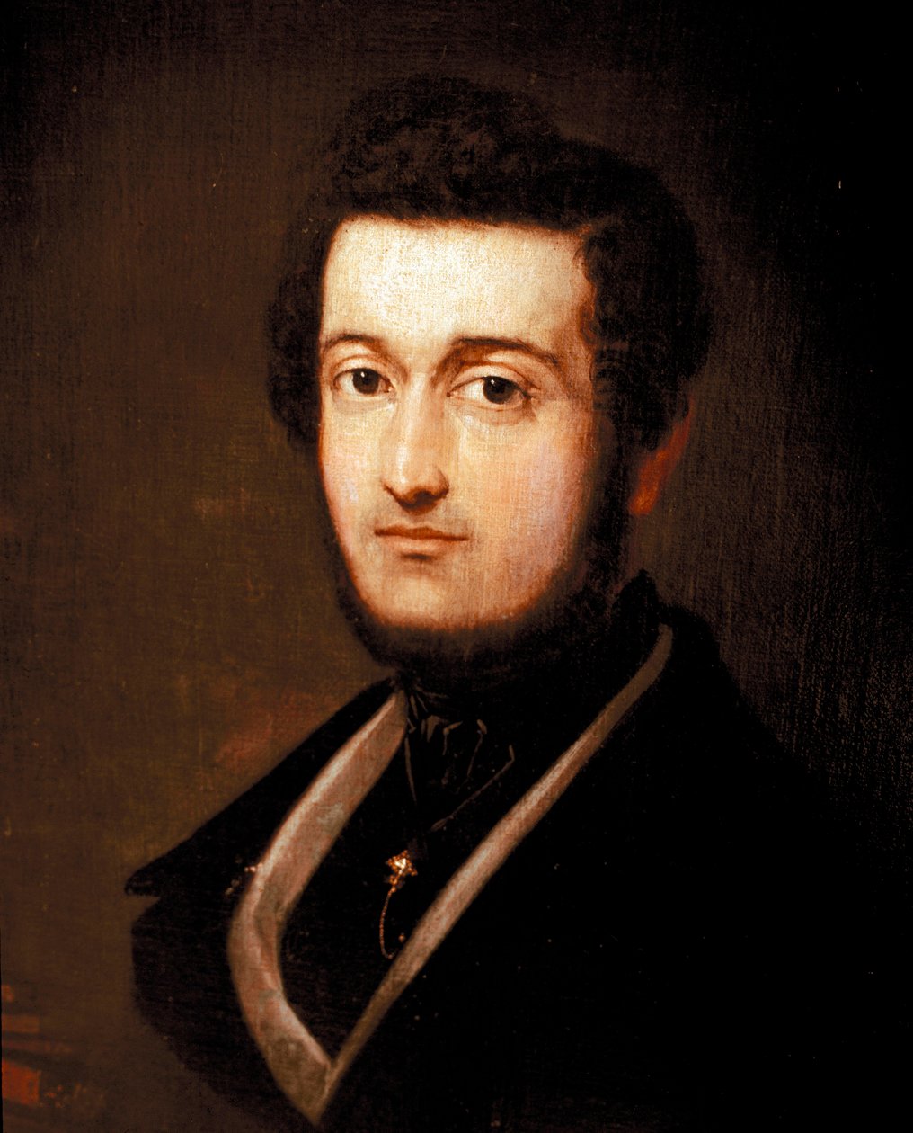 Ritratto del patriota e musicista Piero Maroncelli (1795-1846) Dipinto di Giovanni Carnovali detto il Piccio (1804-1873) 1839 da Giovanni Carnovali
