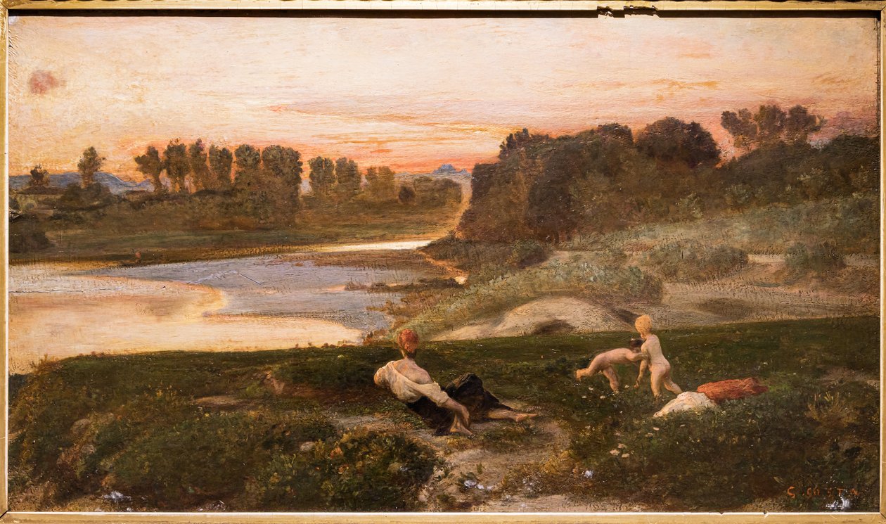 Un pomeriggio alle Cascine da Giovanni Costa