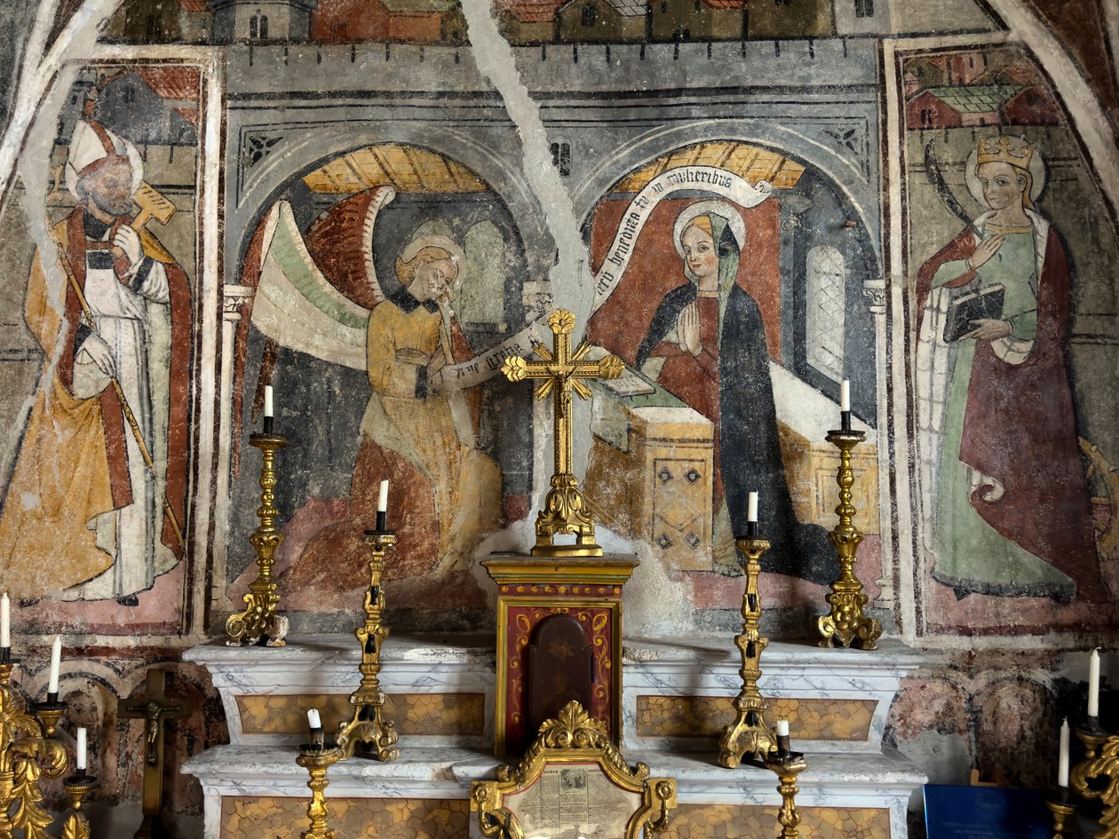 Gli affreschi della cappella dell