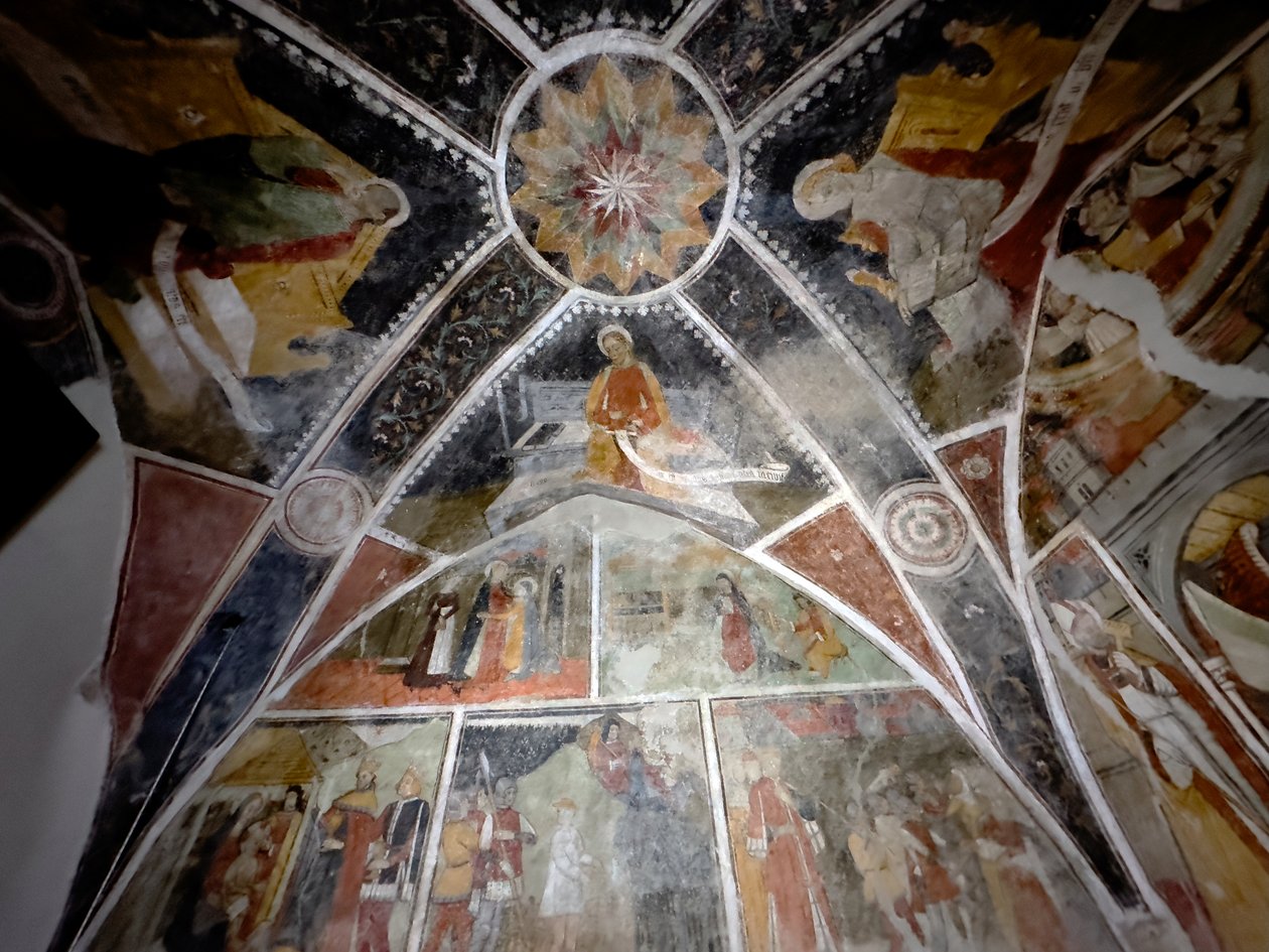 Gli affreschi della cappella dell