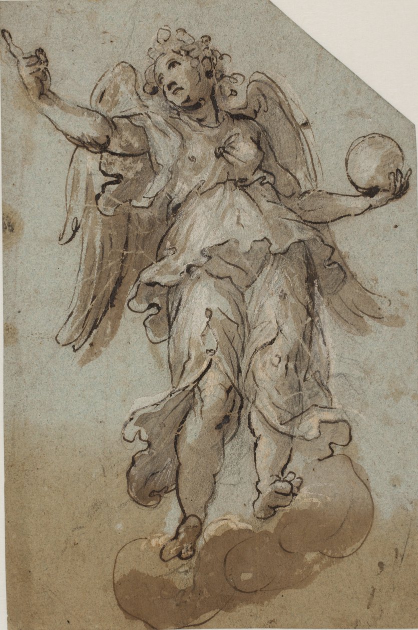 Angelo con un globo tra le nuvole da Giovanni Alberti