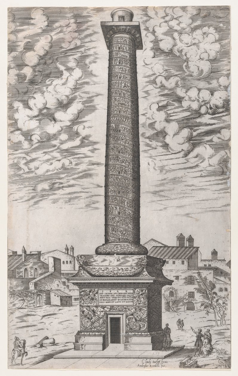 Speculum Romanae Magnificentiae: Colonna di Traiano da Giovanni Ambrogio Brambilla