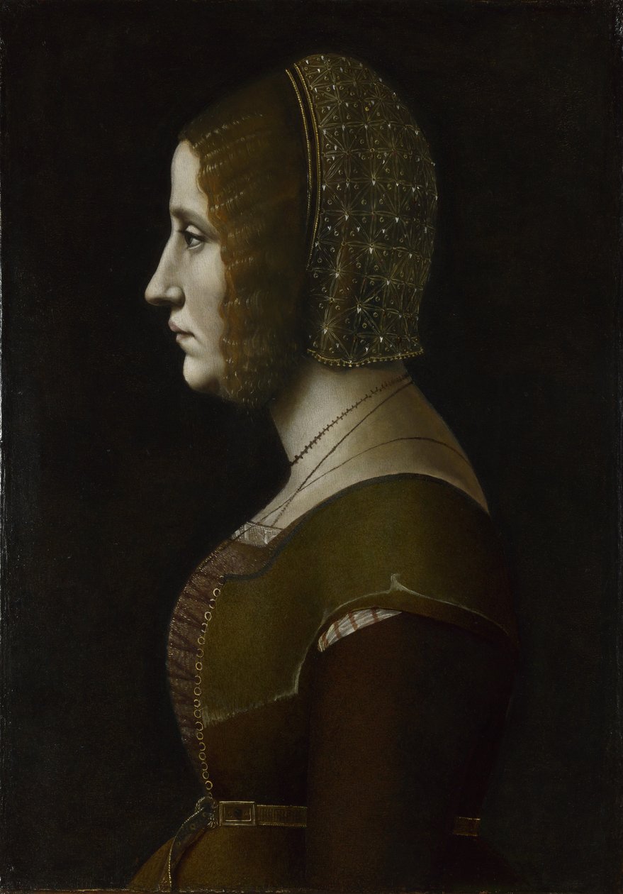Ritratto di una donna di profilo, c. 1495 da Giovanni Ambrogio de Predis