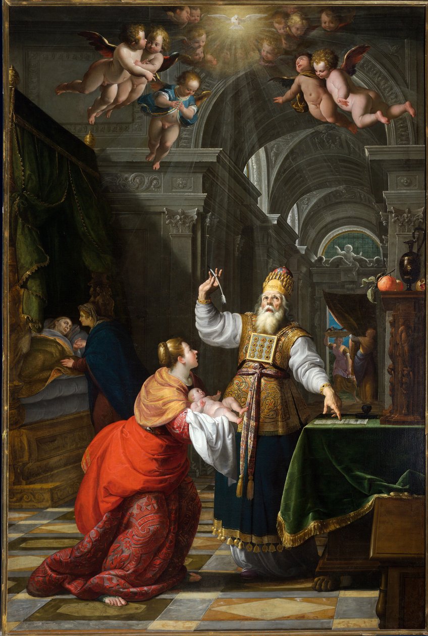 Trionfo del nome di San Giovanni Battista da Giovanni Andrea Ansaldo