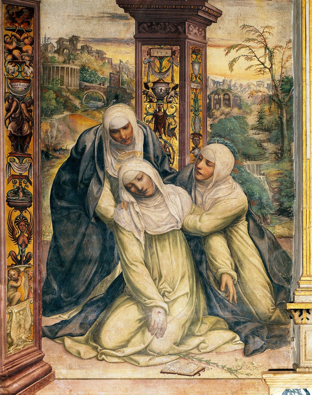 Estasi di Santa Caterina da Siena (dettaglio) da Giovanni Antonio Bazzi Sodoma