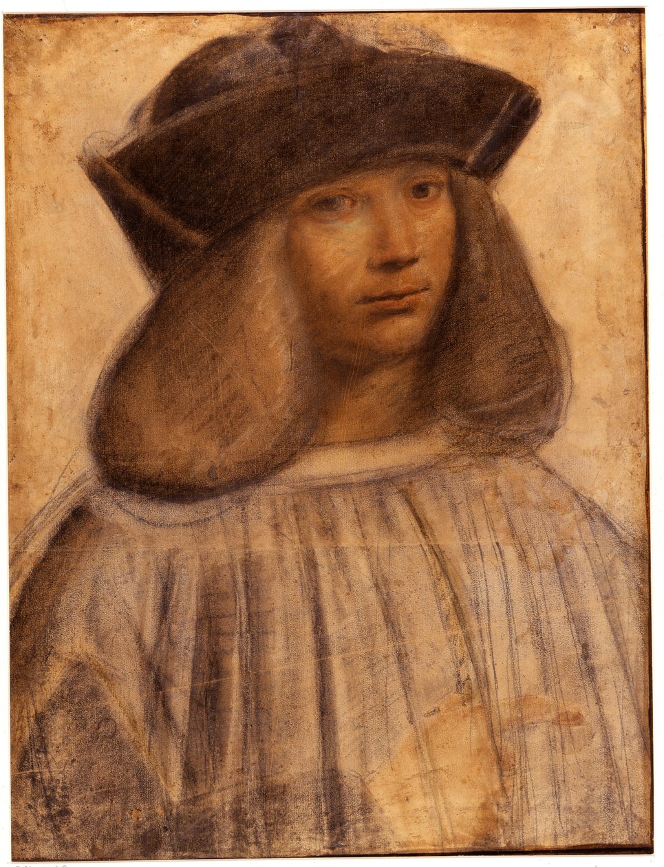 Ritratto di Francesco Melzi (v. 1491-1570) pittore italiano, allievo e compagno (amante) di Leonardo da Vinci da Giovanni Antonio Boltraffio