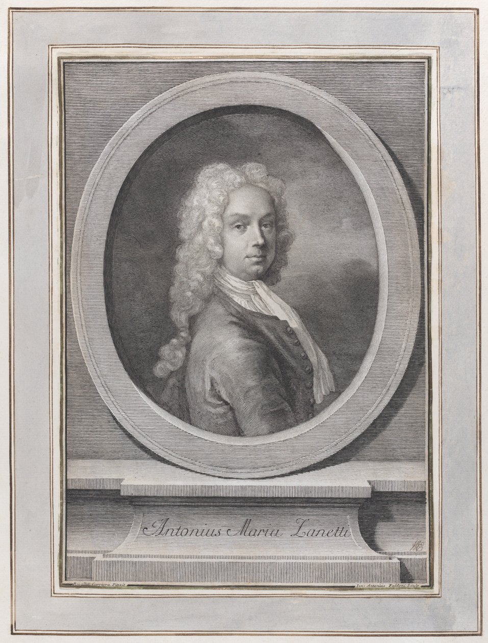 Ritratto di Anton Maria Zanetti il Vecchio, ca. 1725 da Giovanni Antonio Faldoni