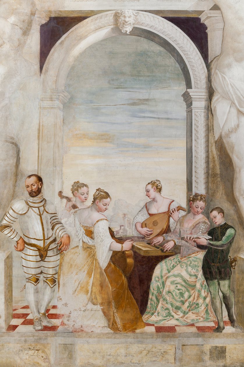 Il Concerto, Sala Principale, c.1570 da Giovanni Antonio Fasolo