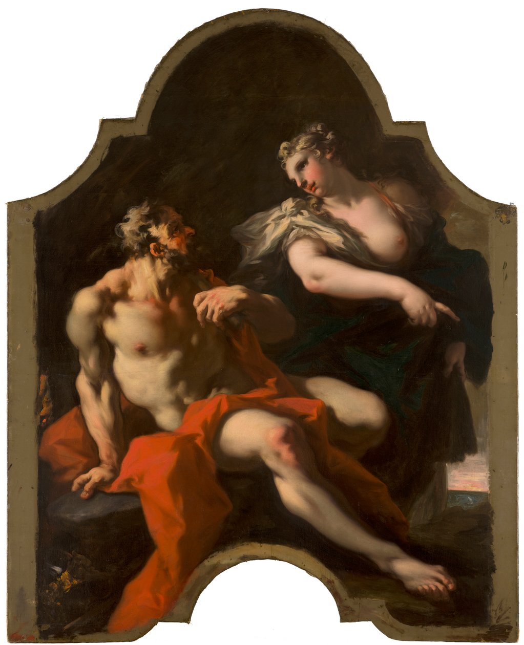 Rappresentazione mitologica o allegorica da Giovanni Antonio Pellegrini