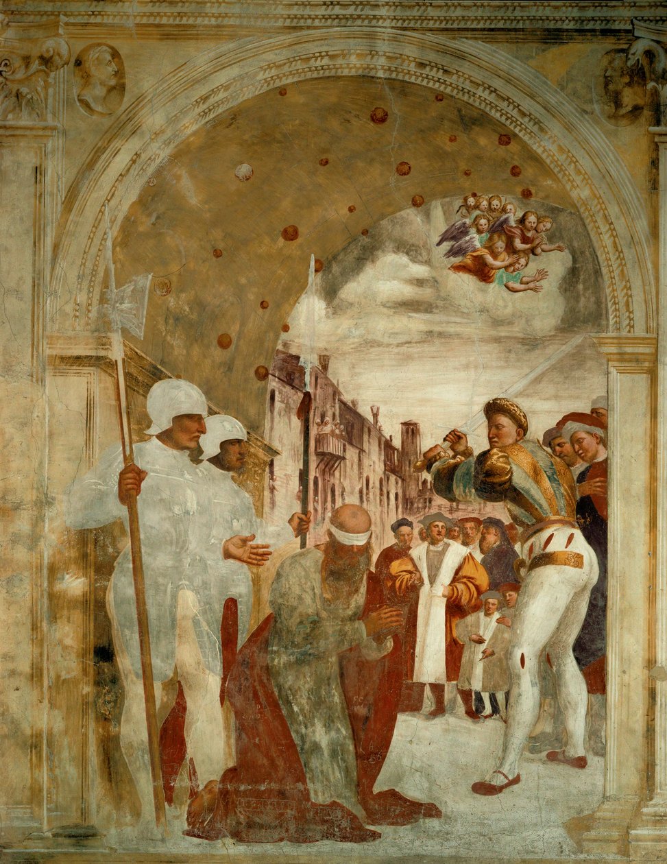 La decapitazione di San Paolo ... da Giovanni Antonio Pordenone