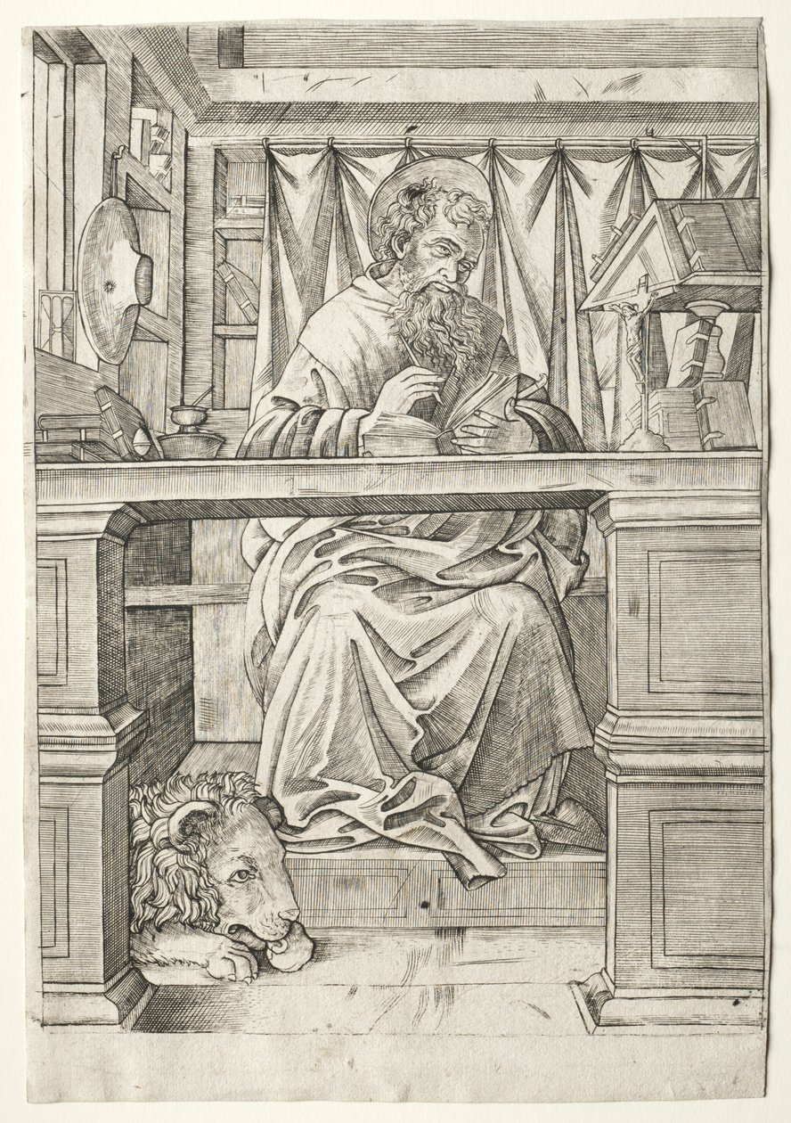 San Girolamo nel suo studio da Giovanni Antonio da Brescia