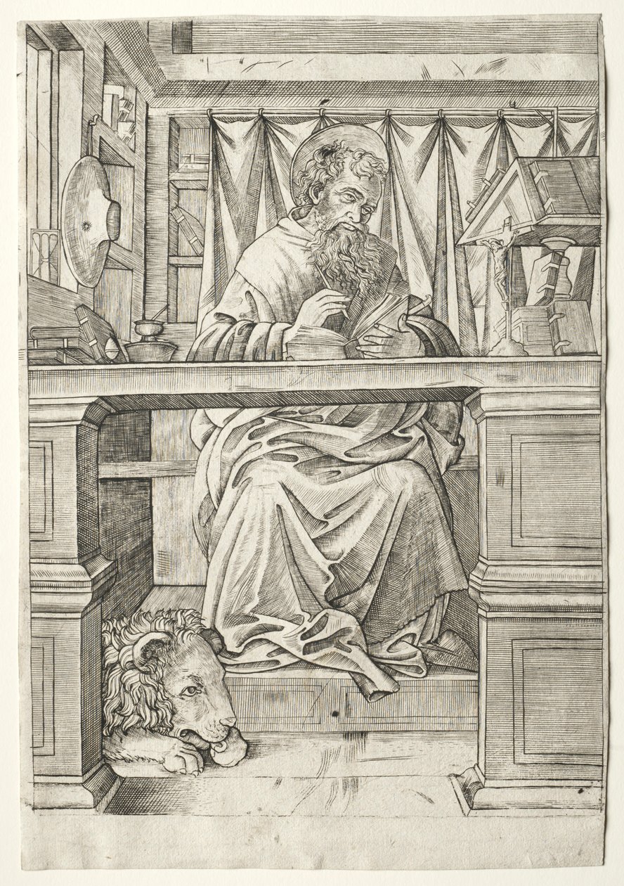 San Girolamo nel suo studio da Giovanni Antonio da Brescia